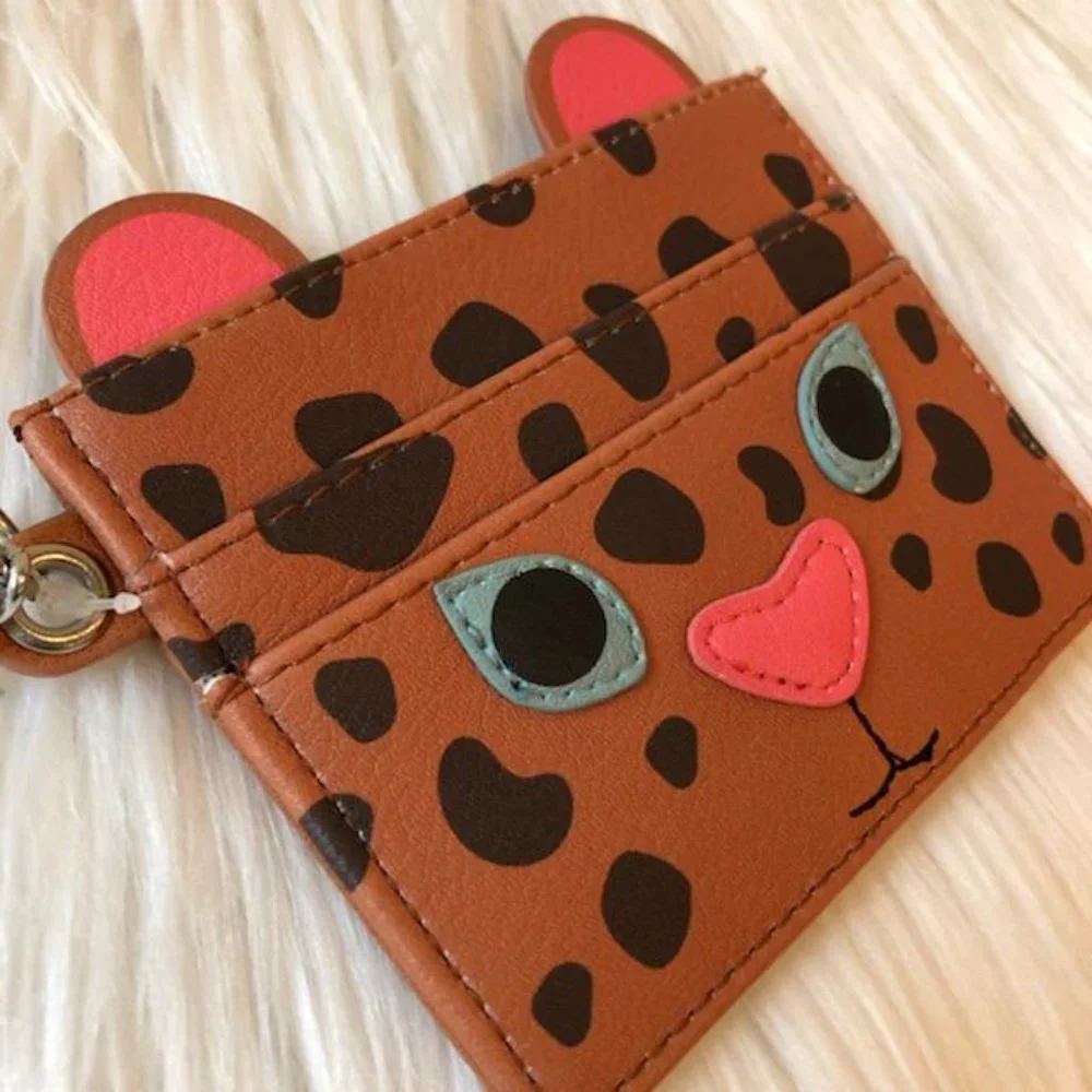 Madden Girl Leopard Card Case